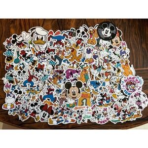 Disney Mickey and Friends Sticker Pack 84pc Mickey Minnie Donald Goofy Decals